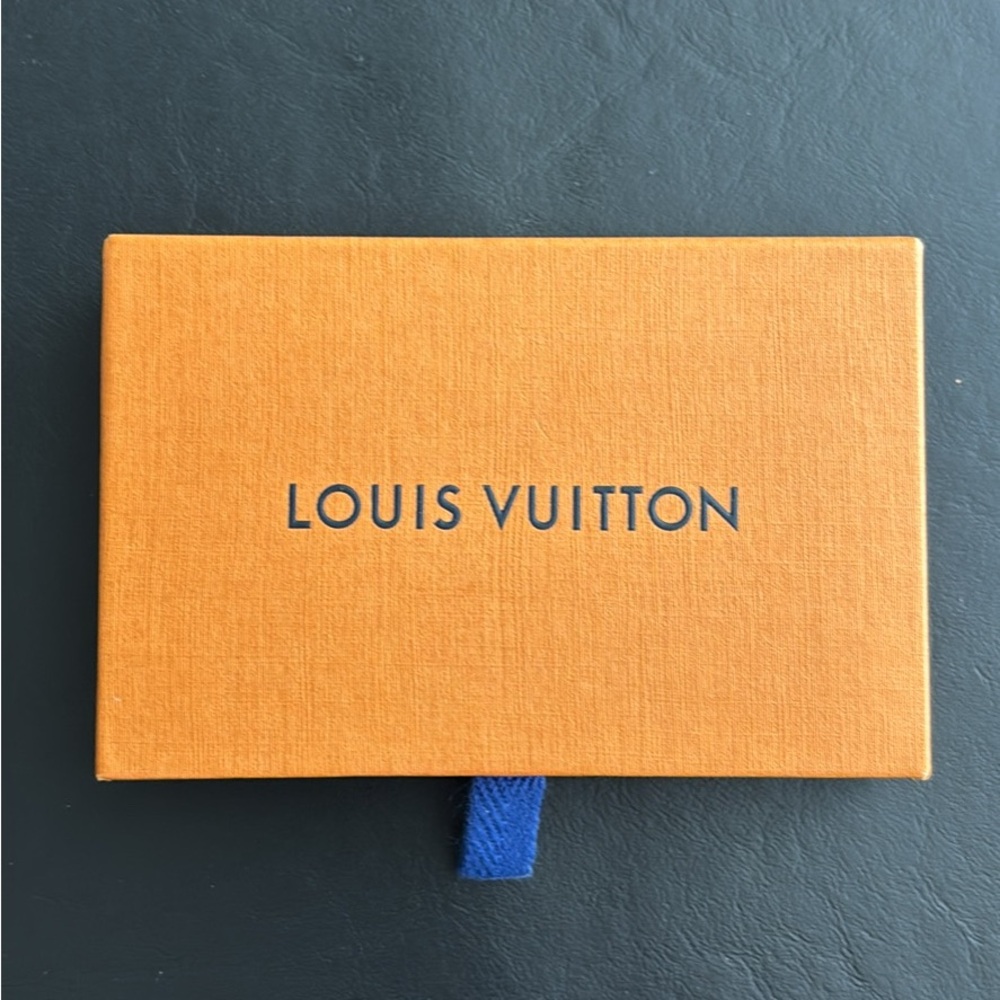Louis Vuitton Orange Box with Blue Tab